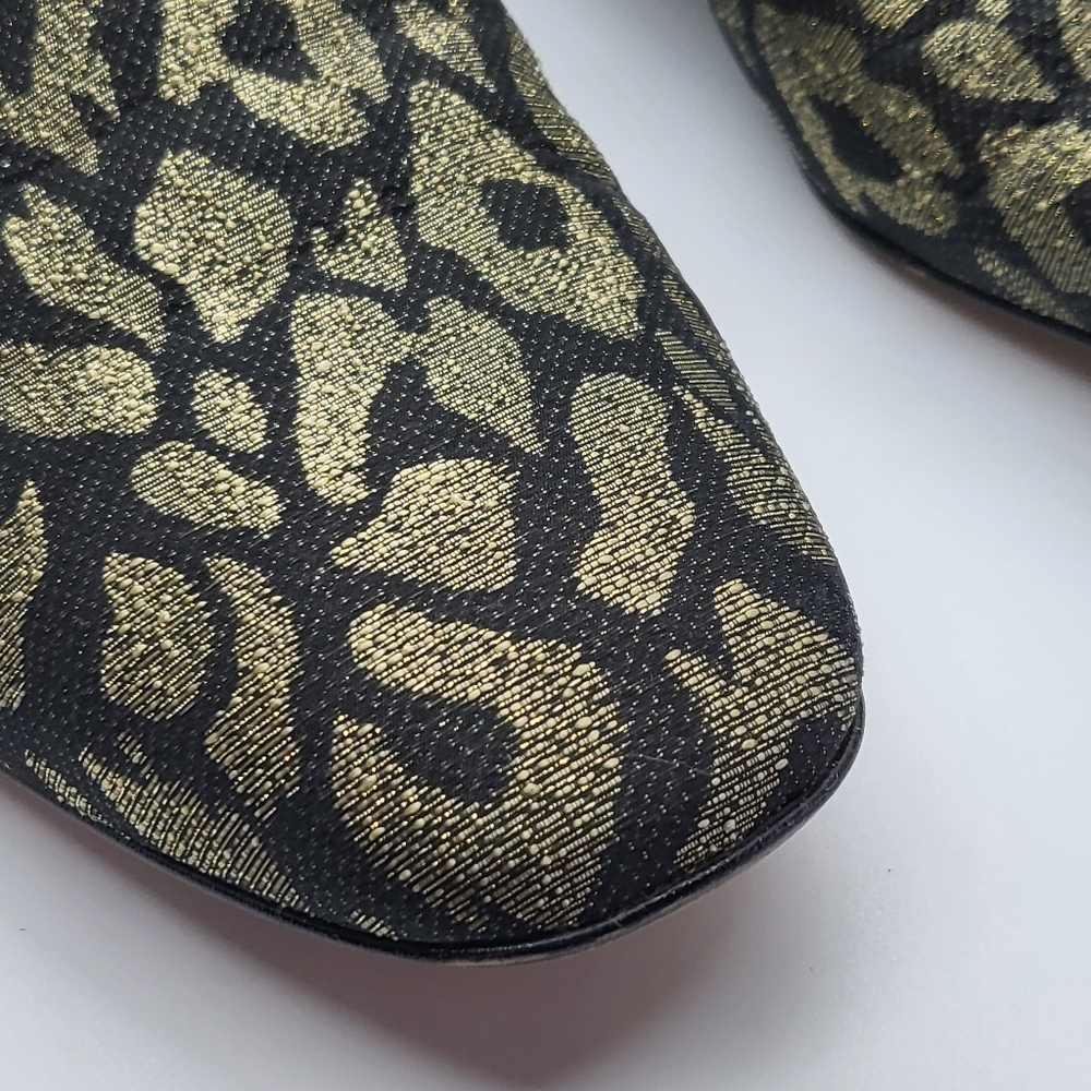 J. Crew Metallic Leopard Jacquard Loafers - Picture 2 of 9